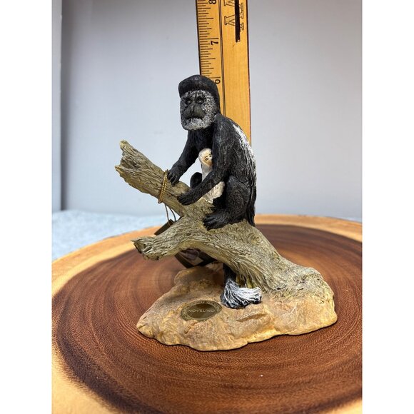 Limited Edition 1990 Novellino William Holden Wildlife Foundation Monkey Figurin - Picture 9 of 10